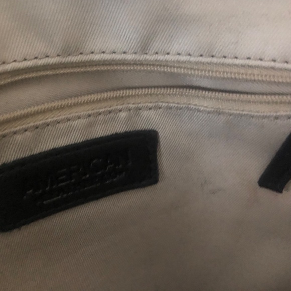 Black leather knapsack -very good condition - soft leather - Picture 8 of 9